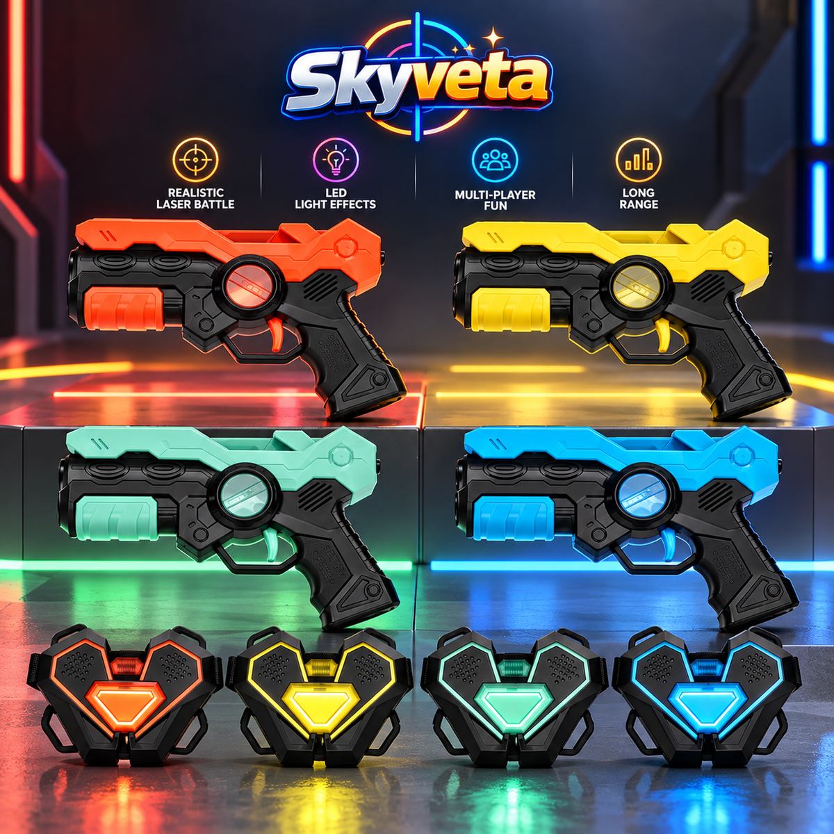 Skyveta™ Laser Tag Battle Set